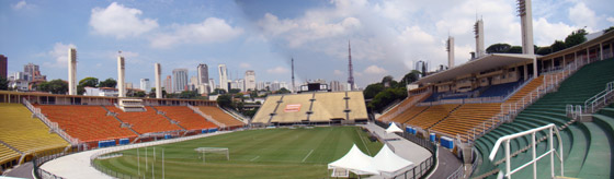 Vista Panorâmica do Estádio do Pacaembu